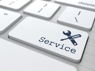 Customer Service Concept. Button on Modern Computer Keyboard..jpeg
